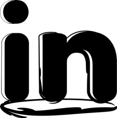 Linkedin Sketched Logo Outline Svg Vector, Free Vectors File
